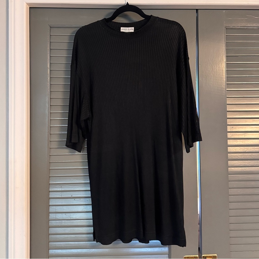 Vintage Giorgio Zilloni Ribbed Mesh Shirt